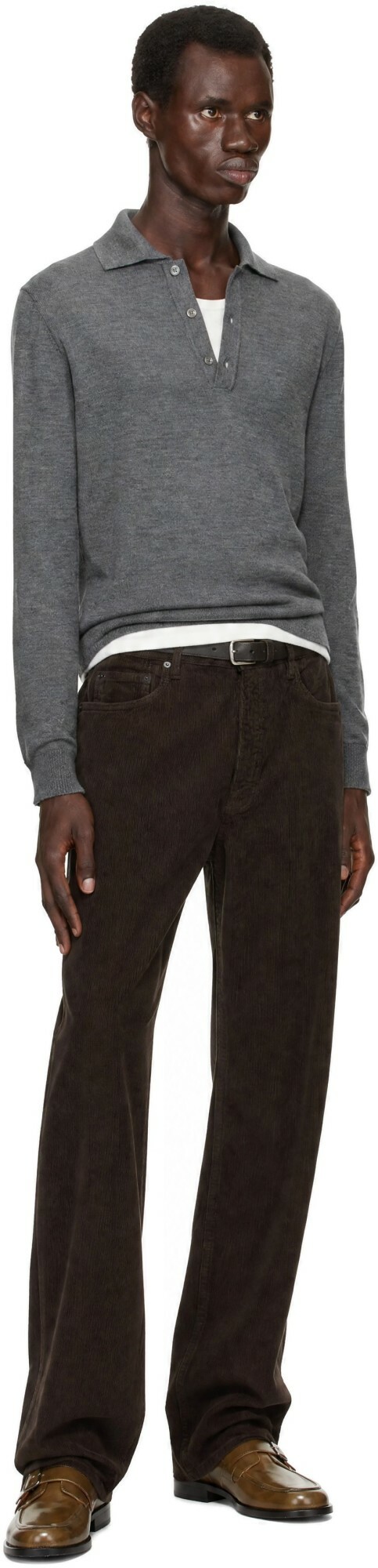 ANOTHER ASPECT Gray Another 2.0 Polo