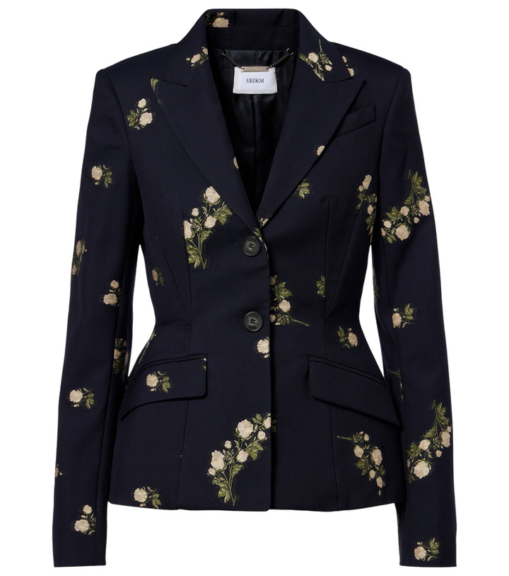 Photo: Erdem Floral jacquard blazer