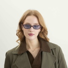 Le Specs Women's Honey Pot Sunglasses in Amber Tort/Dusty Blue Tint 
