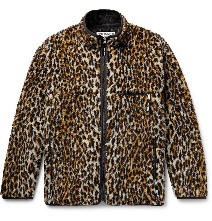 Photo: Wacko Maria - Leopard-Print Fleece Jacket - Men - Leopard print