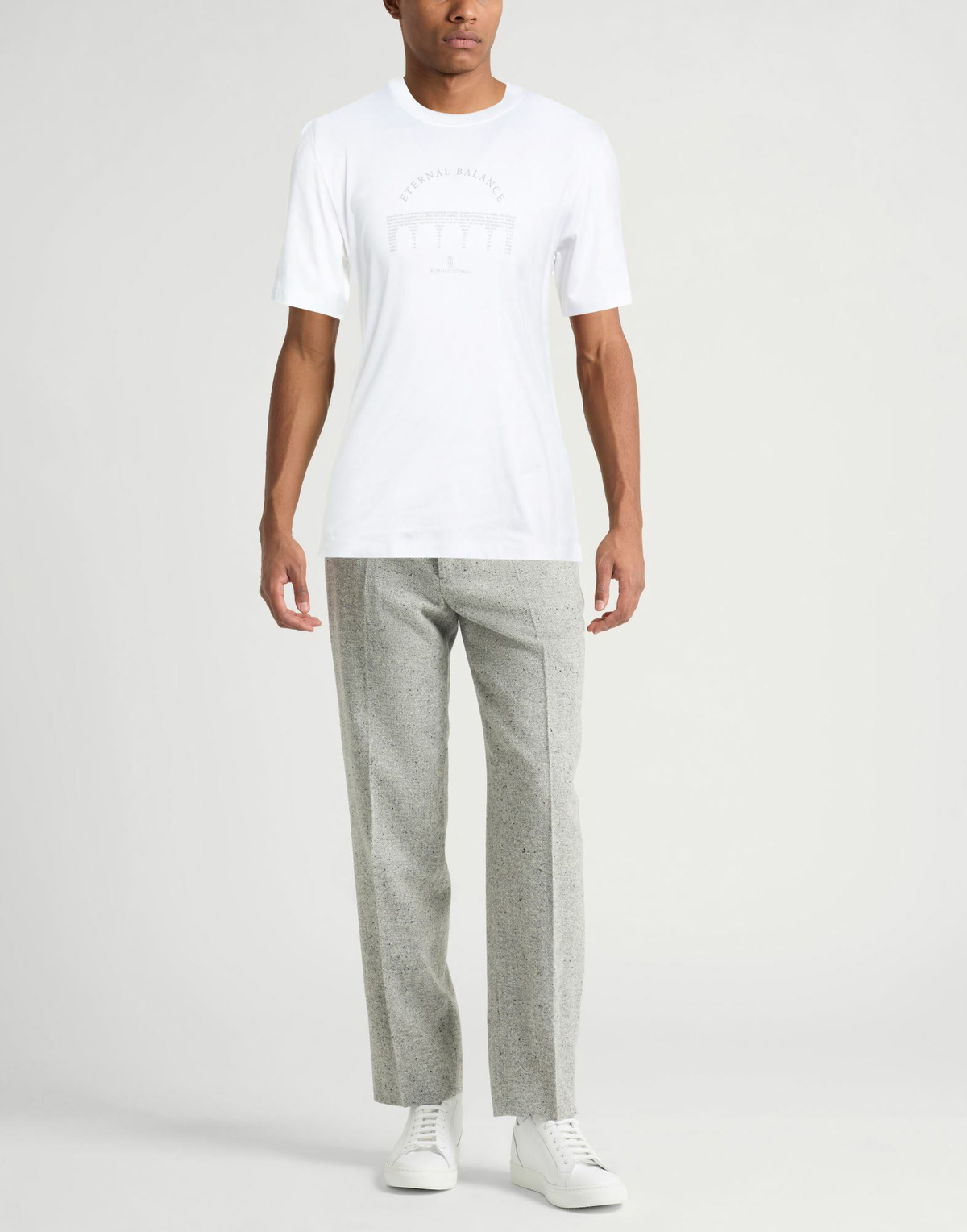 Brunello Cucinelli Mens T-shirt in White