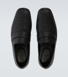 Gucci GG embossed leather loafers
