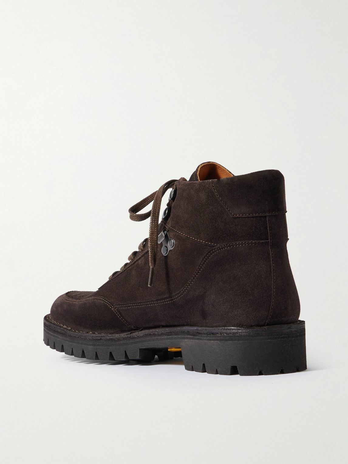Mr P. - Suede Lace-Up Boots - Brown