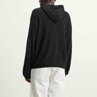 Our Legacy Men's Silk Knitted Hoodie in Almost Black