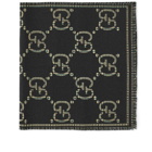 Gucci Men's GG Scarf in Black