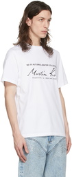 Martine Rose White Cotton T-Shirt