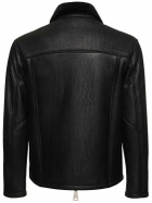 GIORGIO BRATO Waxed Curly Shearling Jacket