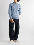 NN07 - Nick 6367 Merino Wool-Blend Rollneck Sweater - Blue