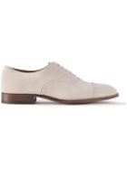 TOM FORD - Suede Oxford Brogues - Neutrals