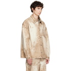 CAMPERLAB Beige Corduroy Print Denim Shirt