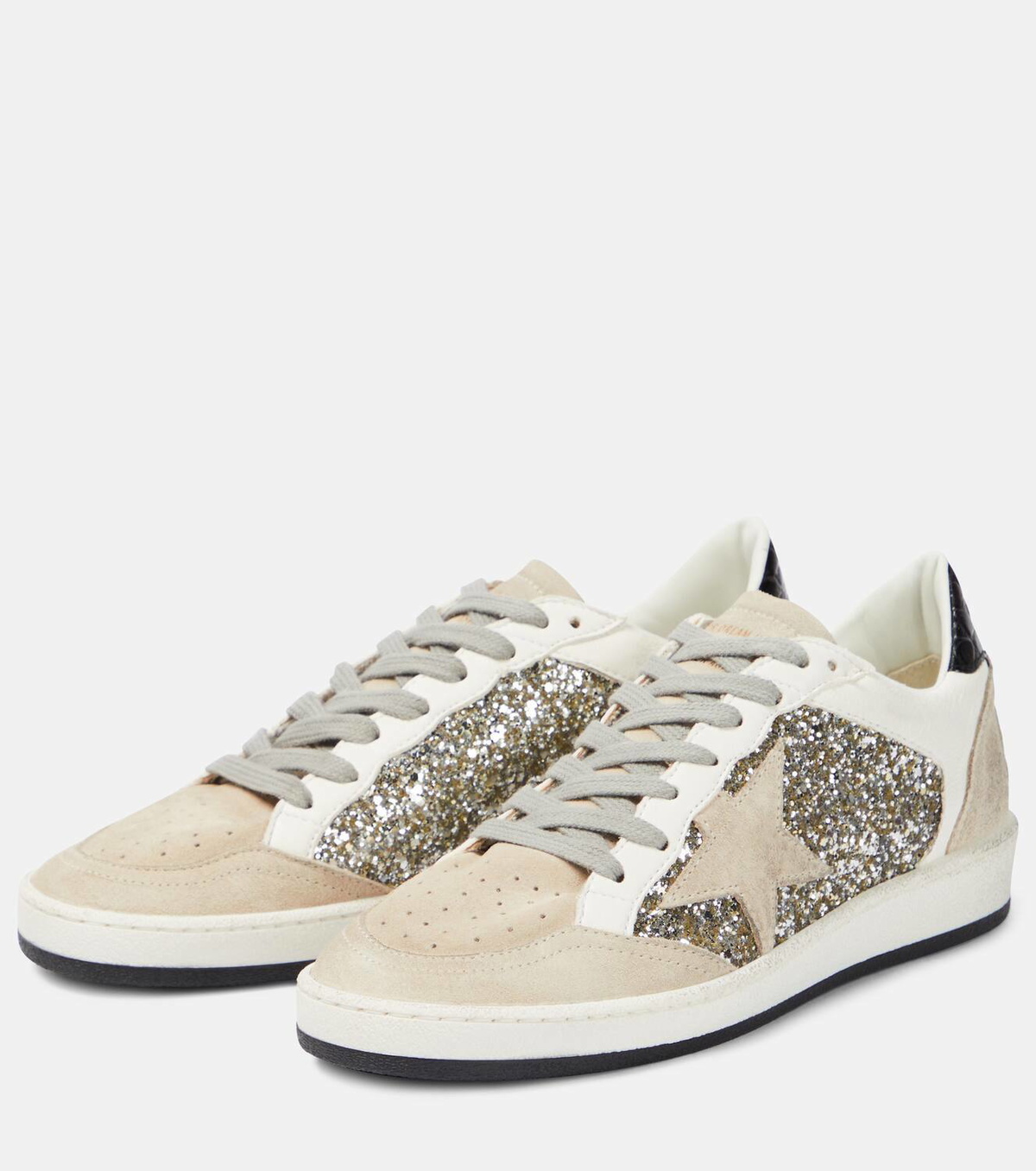Golden Goose Ball Star glitter leather sneakers Golden Goose