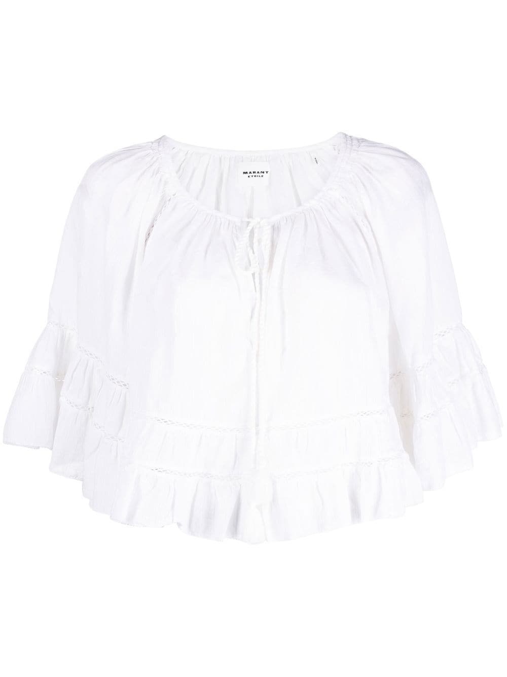 MARANT ETOILE - Liam Cotton Blend Top Isabel Marant Etoile