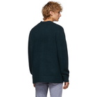 Acne Studios Green Wool Relaxed Kabelo Cardigan