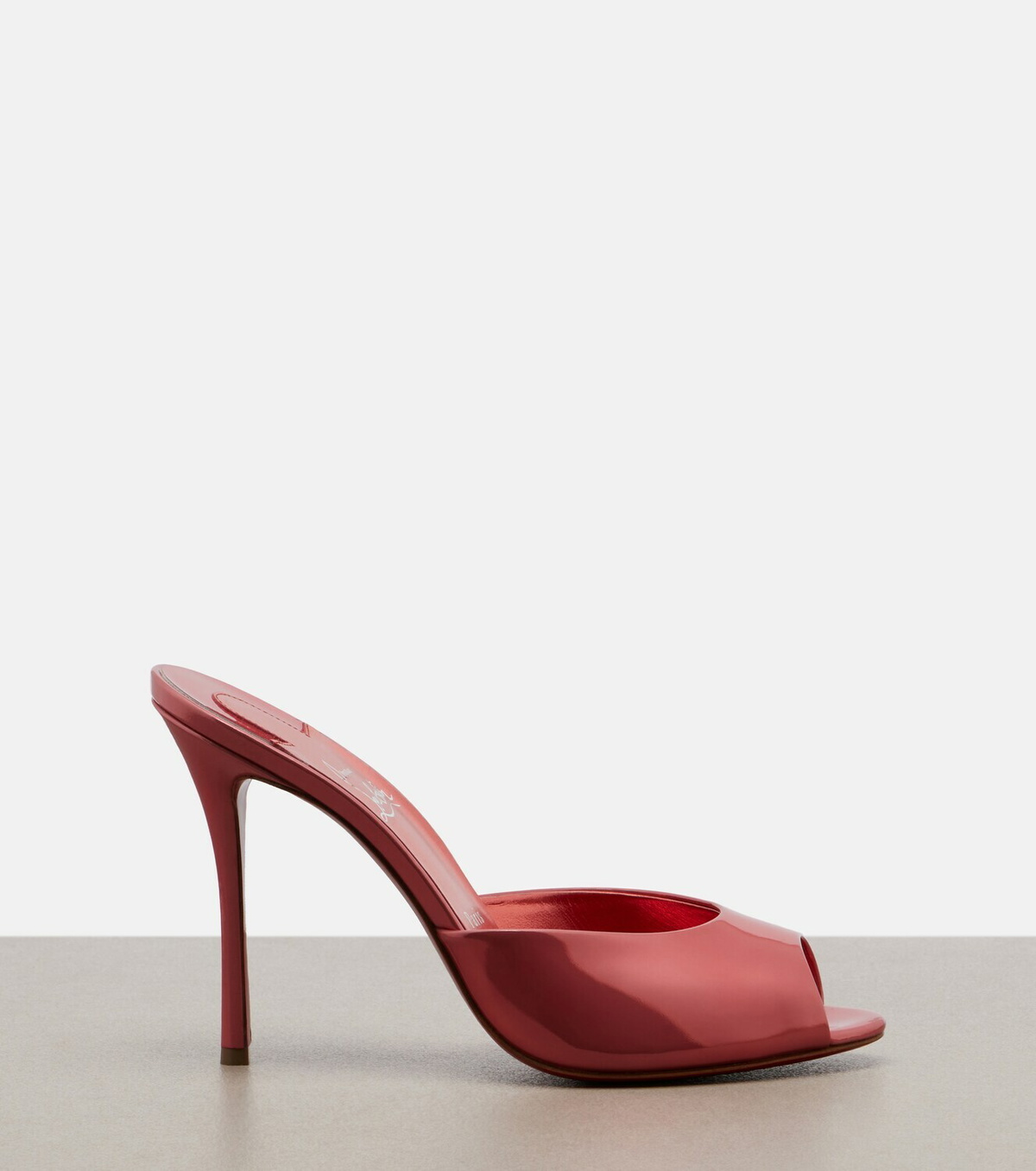 Christian Louboutin Me Dolly laminated leather mules