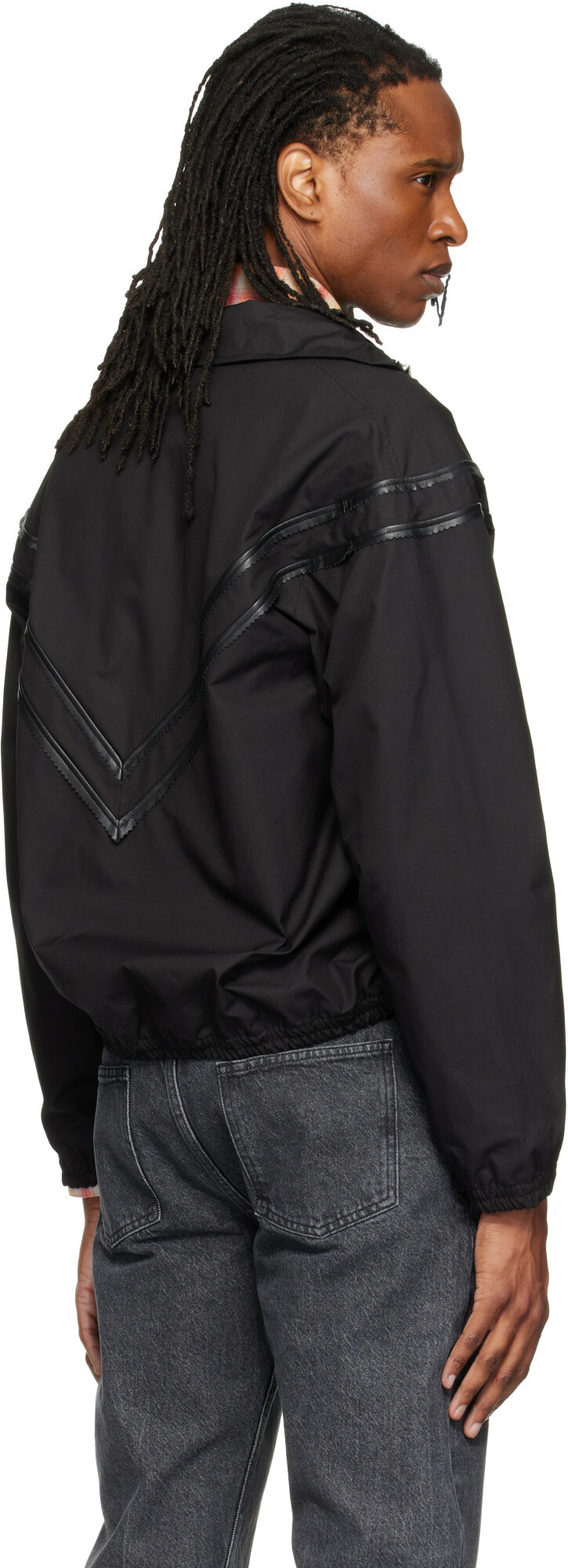 Stefan Cooke Black Pinking Corded Jacket