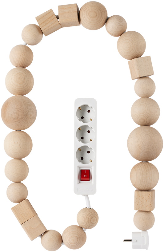 Photo: Bless White & Beige Nº26 Multiplug Extension Cord