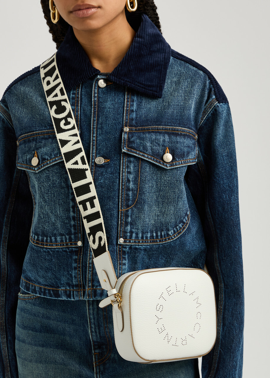 ショルダーバッグ・ポシェット STELLA MCCARTNEY STELLA LOGO SMALL CAMERA BAG Stella Mccartney Stella Logo Small Camera bag - White - One