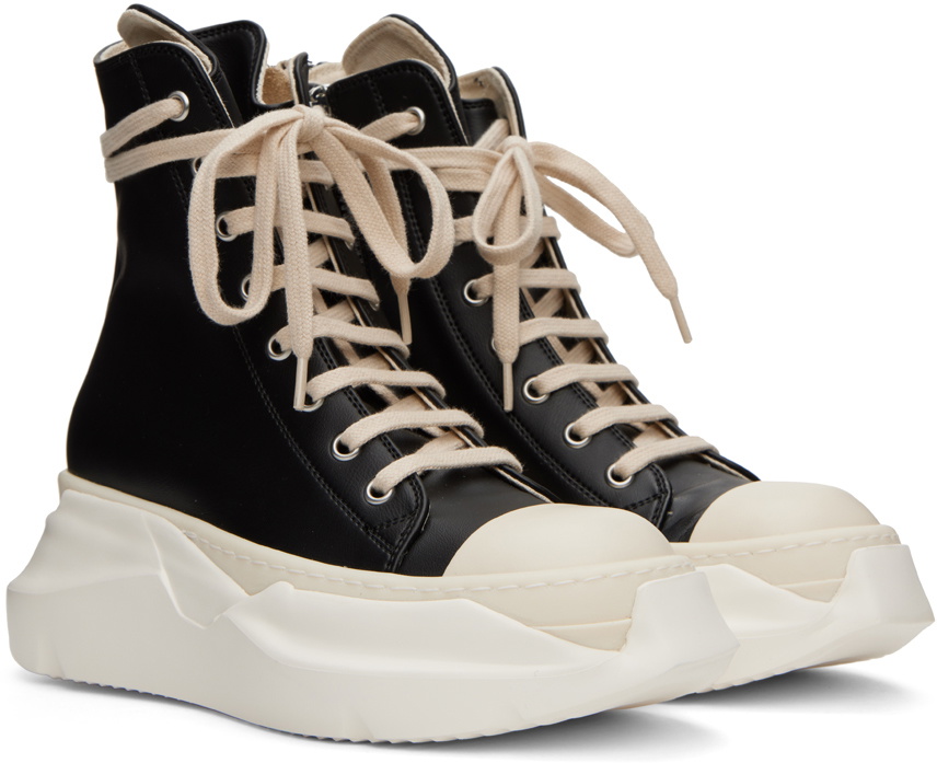 Rick Owens Drkshdw Black Abstract High Top Sneakers Rick Owens Drkshdw 9189