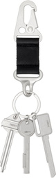 C2H4 Silver & Black Kazimir Keychain