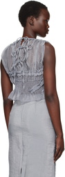 Cecilie Bahnsen Gray Uphi Tank Top
