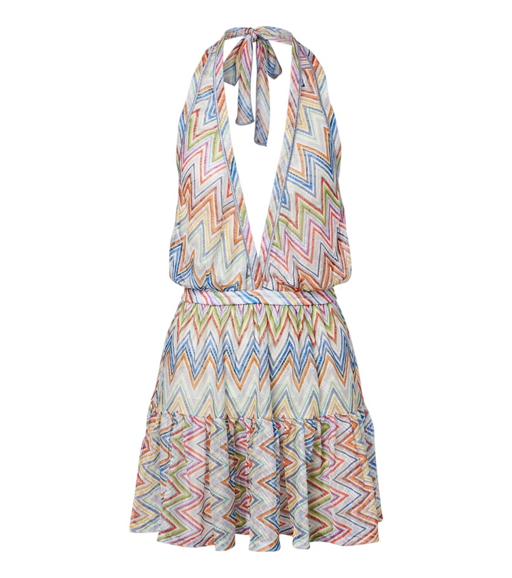 Photo: Missoni Zigzag halterneck minidress
