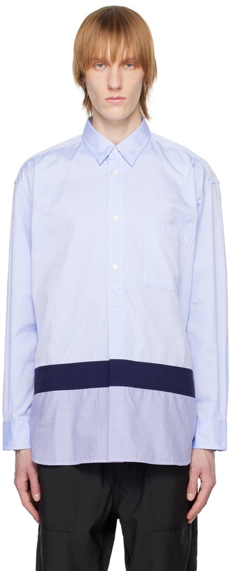 Photo: Comme des Garçons Homme Blue Check Shirt