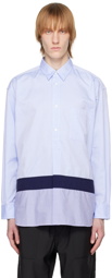 Comme des Garçons Homme Blue Check Shirt