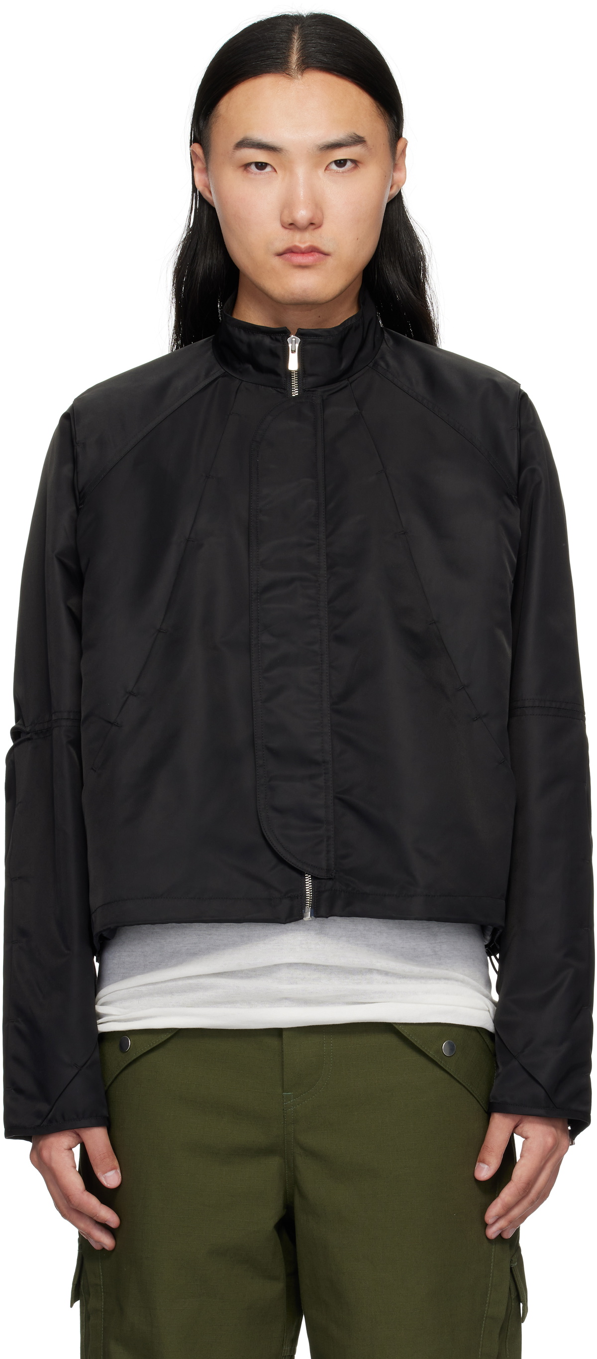FFFPOSTALSERVICE Black Diffraction Hunter Jacket