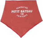 Petit Bateau Two-Pack Baby Beige & Red Explorer Bandana