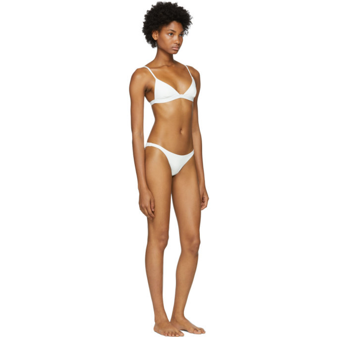 Her Line White Ava Bikini Top