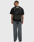 Rough. OLIVE EMBLEM Tee Brown Mens Shortsleefe