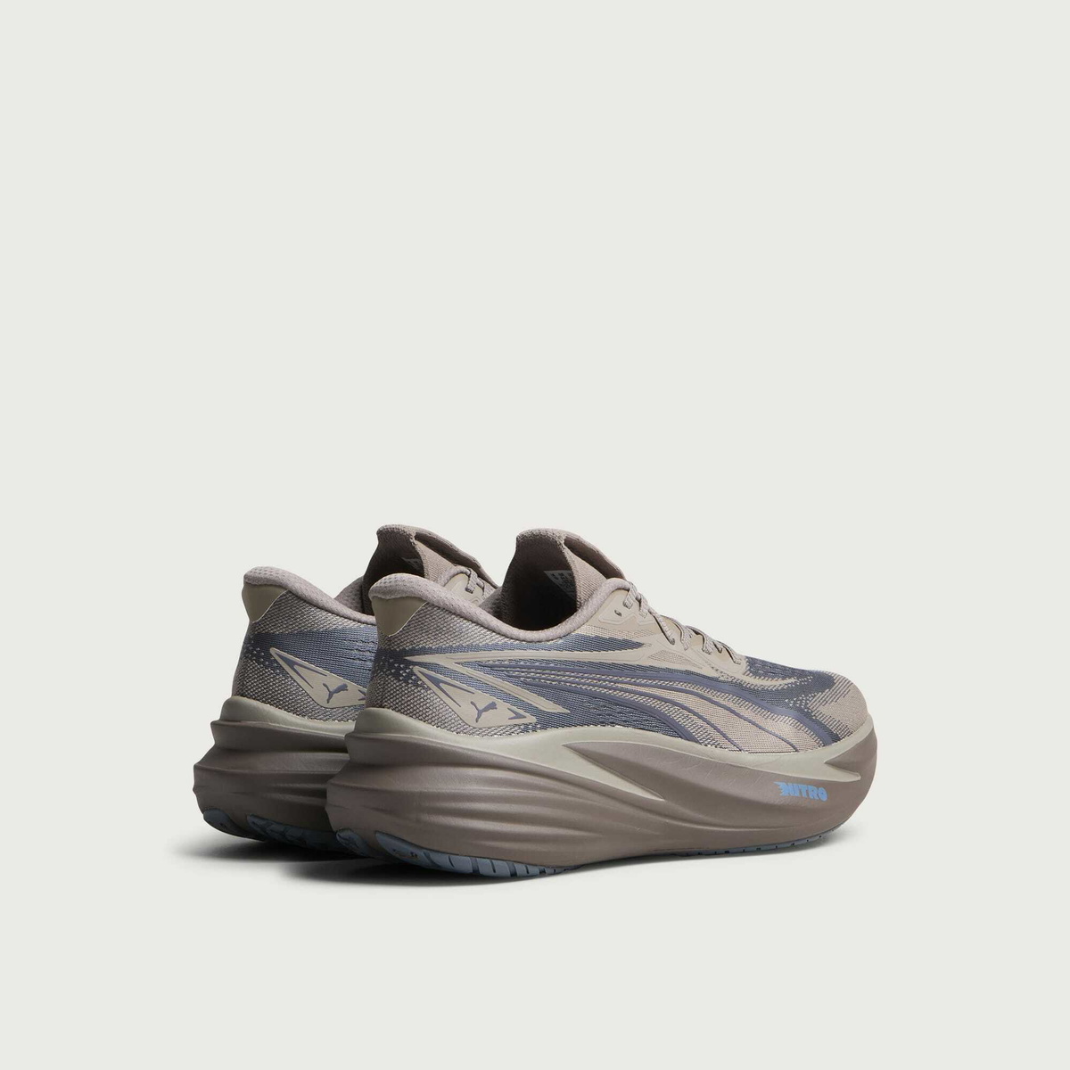 Puma Men's Magmax Nitro 2 Sneaker in Mouse Gray/Evening Blue