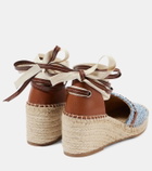 Stella McCartney Gaia denim bouclé espadrilles