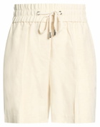 Peserico Womens Shorts & Bermuda Shorts Ivory