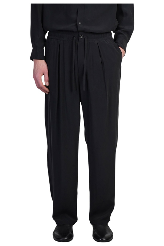 Photo: Attachment Pants In Black Polyamide Polyester
