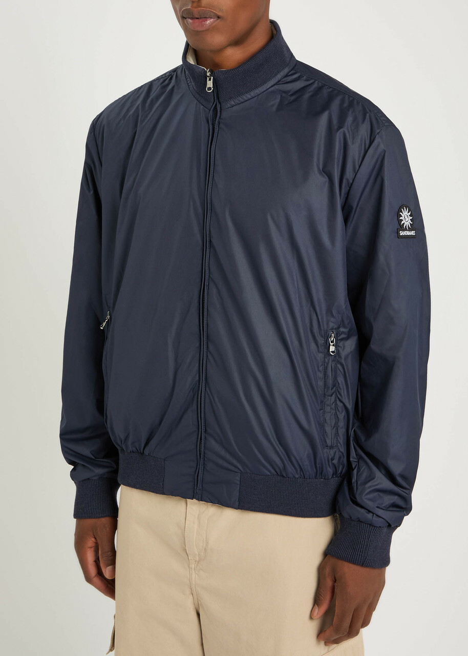 Sandbanks Reversible Shell Jacket Navy