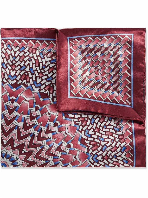 Photo: Lanvin - Printed Silk Pocket Square