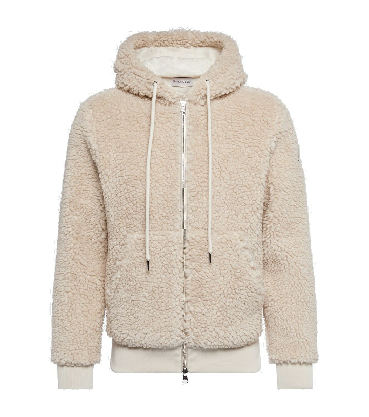 Photo: Moncler Wool-blend zip-up hoodie