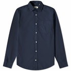 NN07 Men's Button Down Errico Oxford Shirt in Navy Blue