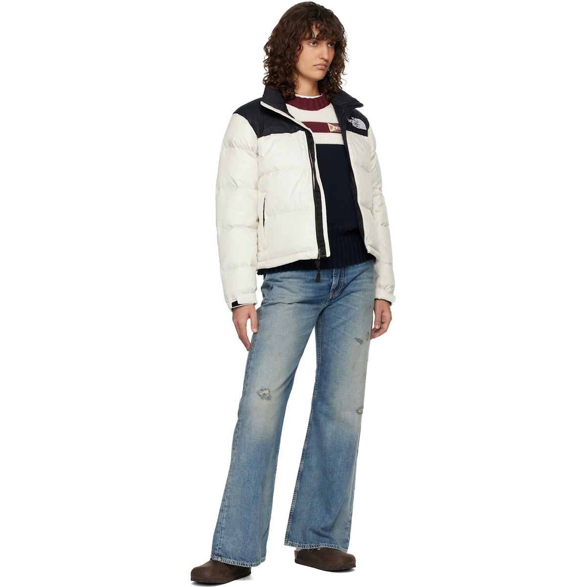 The North Face White 1996 Retro Nuptse Down Jacket