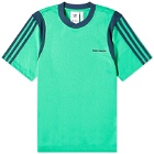 Adidas Men's x Wales Bonner Football Shirt in Vivid Green