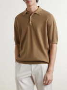 Boglioli - Cotton-Piqué Polo Shirt - Brown
