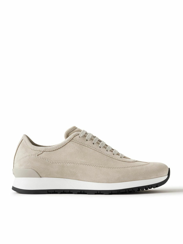 Photo: John Lobb - Foundry II Suede Sneakers - Neutrals
