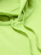 Nike - Sportswear Club Logo-Embroidered Cotton-Blend Jersey Hoodie - Green