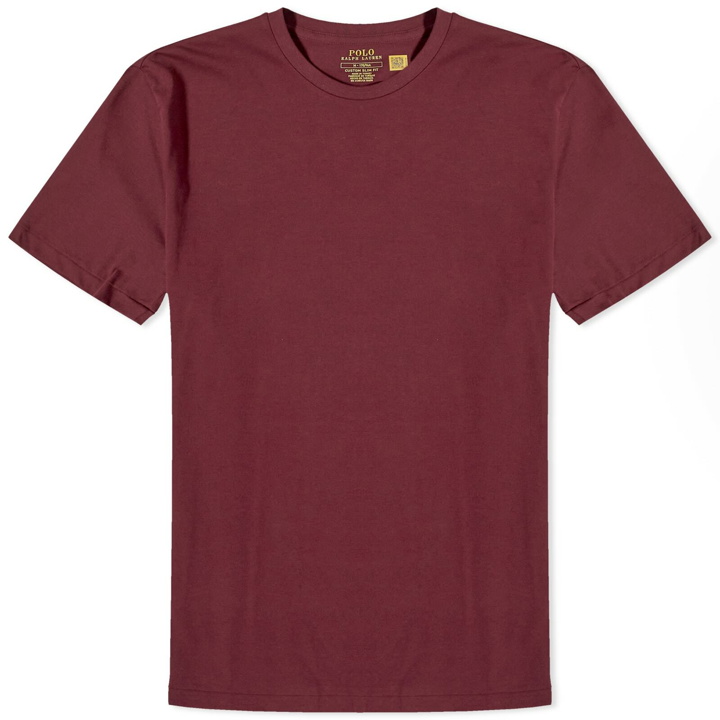 Photo: Polo Ralph Lauren Men's Custom Fit T-Shirt in Harvard Wine
