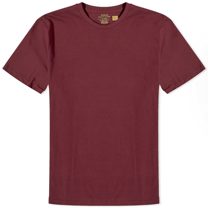 Photo: Polo Ralph Lauren Men's Custom Fit T-Shirt in Harvard Wine