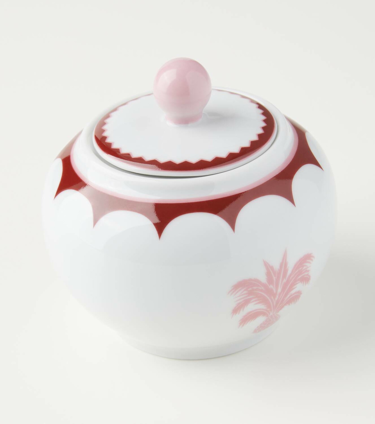 Aquazzura Casa Jaipur porcelain sugar bowl