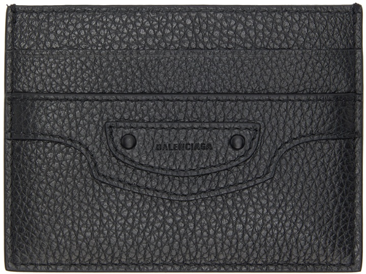 Photo: Balenciaga Black Neo Classic Card Holder