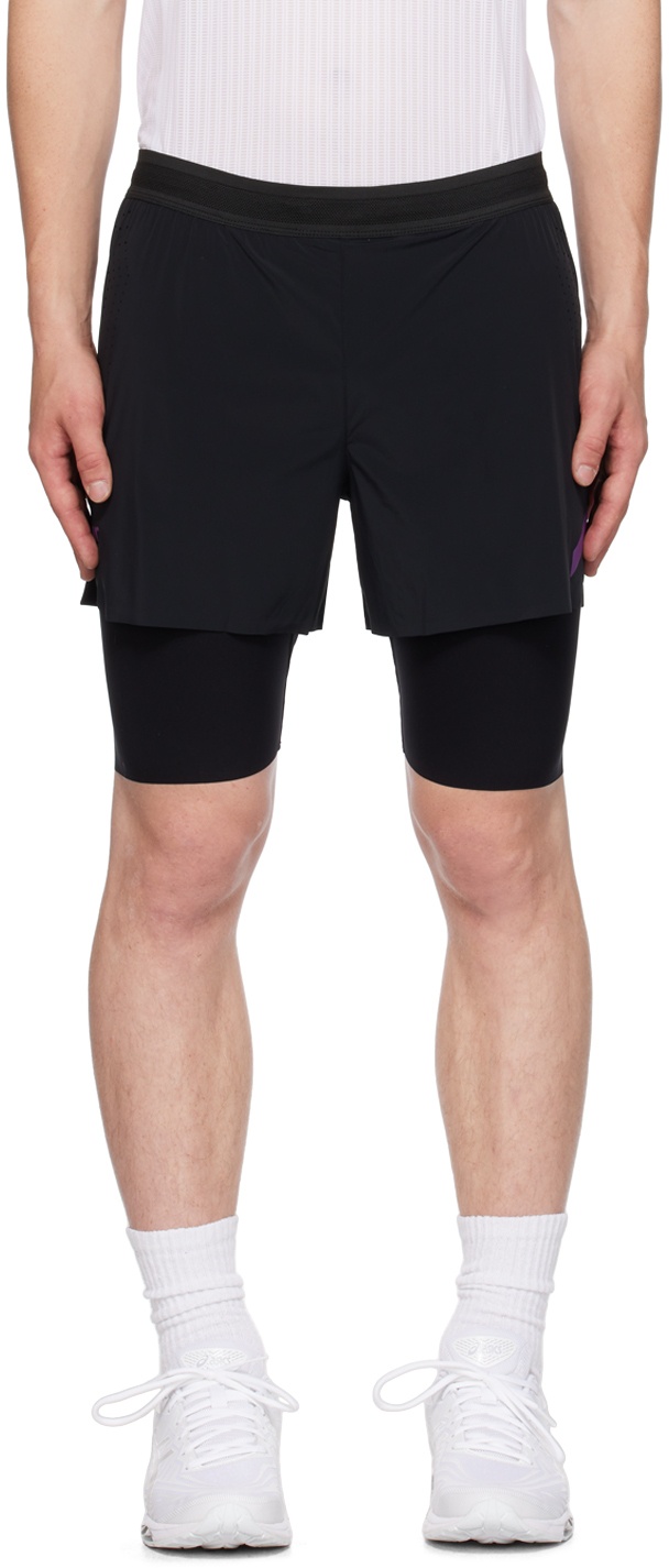 Photo: Soar Running Black Dual Shorts