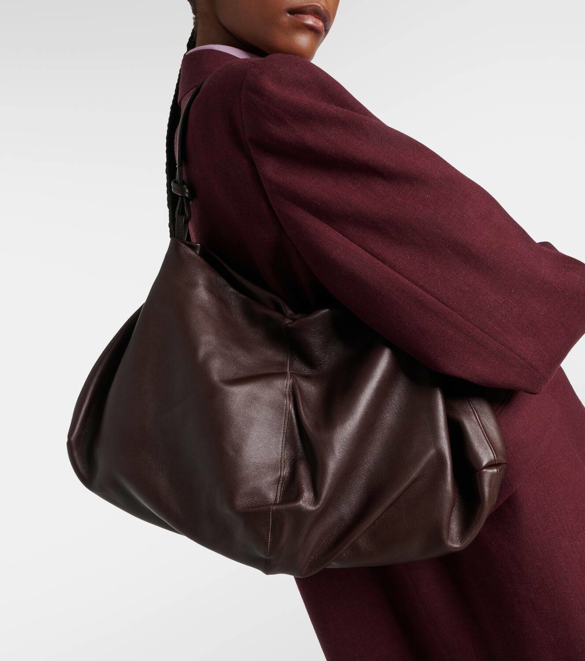 The Row Samia leather shoulder bag The Row
